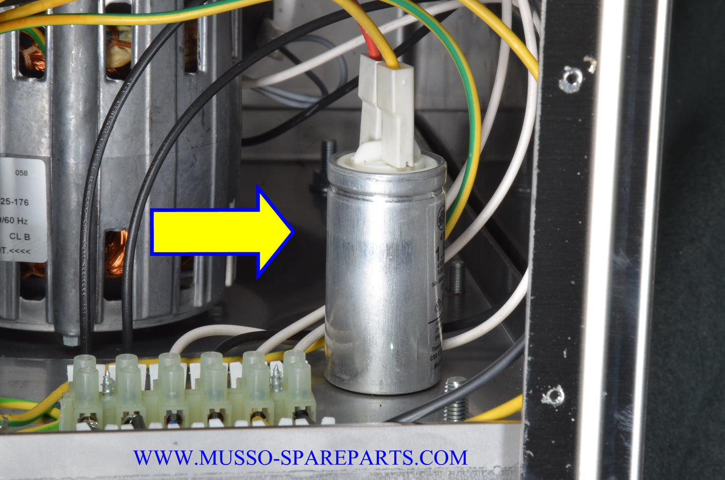 Condensator voor Musso Stella Italiaanse ijsmachine - Powered by Mussospareparts.com